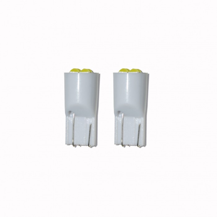 Set 2 x bec LED T10, 4W, 12V