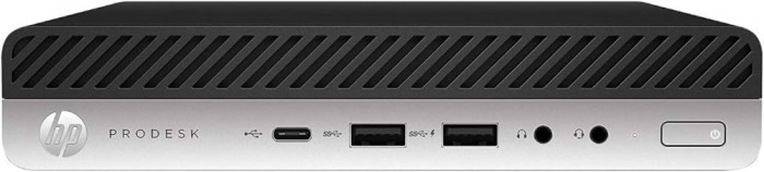 Calculator HP ProDesk 600 G4, Mini, Intel Core i5 8400T 1.7 GHz; 8 GB DDR4; 512 GB SSD M.2 NVMe; Windows 10 Home; 12 Luni Garantie, Refurbished