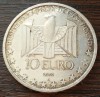 (A928) MONEDA DIN ARGINT GERMANIA - 10 EURO 2002, LIT. D, ANIVERSAREA A 100 ANI METROUL GERMAN, Europa