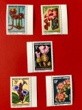 GABON, FLORA - SERIE COMPLETĂ MNH