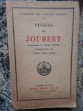 PENSEES DE JOUBERT - INTRODUCTION PAR Dr LEON CERF