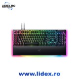 Tastatura gaming mecanica Razer BlackWidow V4 Pro, Iluminare RGB, Negru
