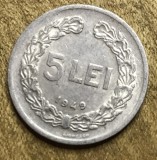 MNDRO01 Romania moneda 5 lei 1949