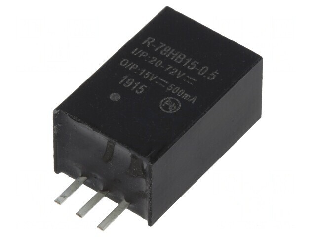 Convertor DC/DC 7.5W 20-72V la 15V 0.5A SIP3