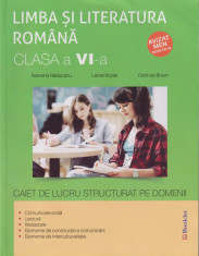 Limba si literatura romana caiet de lucru structurat pe domenii clasa a 6 a foto