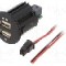 Alimentare auto, {{Subtip conector intrare}}, {{Culoare}}, PER.PIC. - C0015-USB