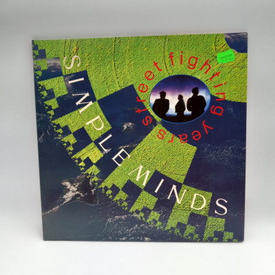 SIMPLE MINDS Street Fighting Years 1989 LP vinyl NM / NM Virgin Europa pop rock foto