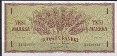 !!! FINLANDA - 1 MARKKA 1963 - P 98 a 28 - UNC / CEA DIN SCAN