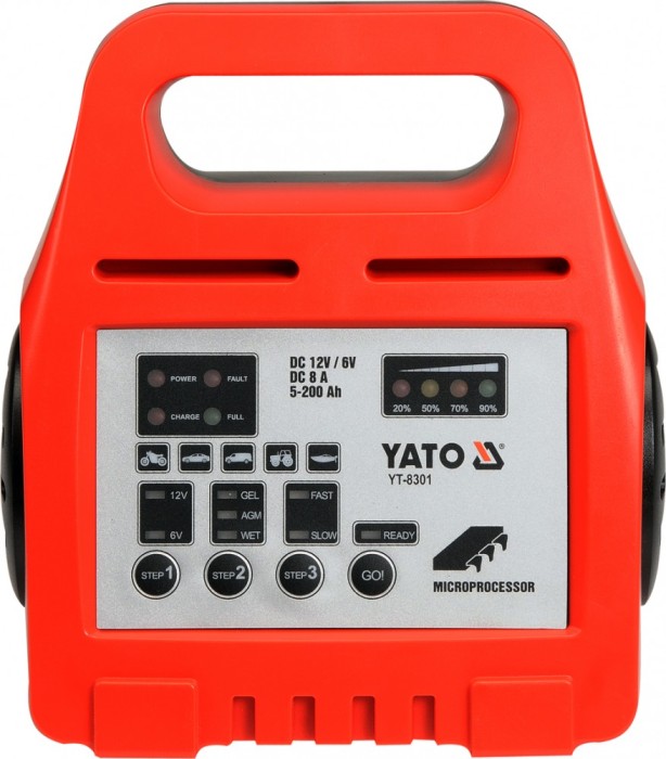 Redresor acumulatori auto 8 A YATO Redresor acumulatori auto 8 A YATO