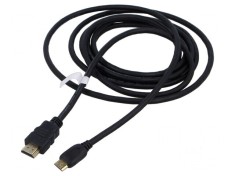 Cablu HDMI 2.0 HDCP 2.2 3m cu mufe HDMI și mini HDMI, PVC