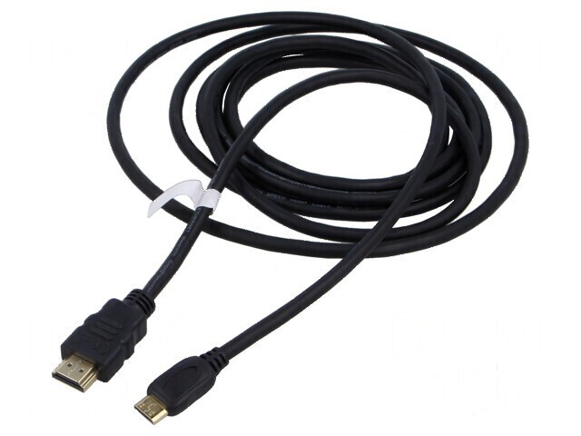 Cablu HDMI 2.0 HDCP 2.2 3m cu mufe HDMI și mini HDMI, PVC