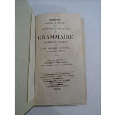 GRAMMAIRE ALLEMANDE PRATIQUE - Meidinger 1837