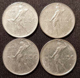 Lot monede 50 lire Italia (71,74,77,78), Europa