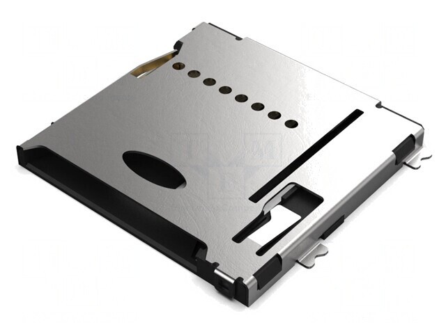 Conector microSD SMT 8 pini aurit 1,4mm