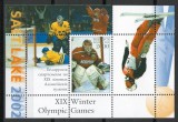 Belarus 2002 Mi 446 bl 27 MNH - Sportivi la JO de Iarna, Salt Lake City, Nestampilat