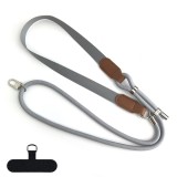 Asteroid GSM - UrbanLoop (TLN12G) - Neck/Crossbody Wear, for Phone Cases, 100cm-140cm Length Adjustmen, Nylon + PU - Gray