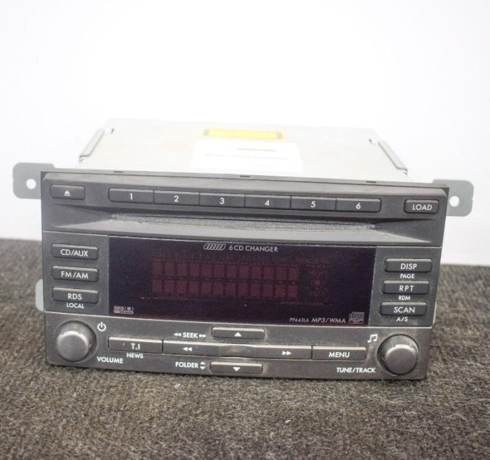 Unitate radio CD SUBARU FORESTER SH_ 2008 OEM: CQ-EF7770AJ,86201SC440 10597917
