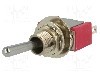 Intrerupator basculant, 2 pozitii, mod comutare ON-(ON), SPDT, C&amp;K - 7108SYZQE