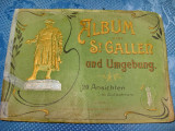 B756-I-Album Foto vechi oras St. Gallen si imprejurimi Elvetia anii 1900.
