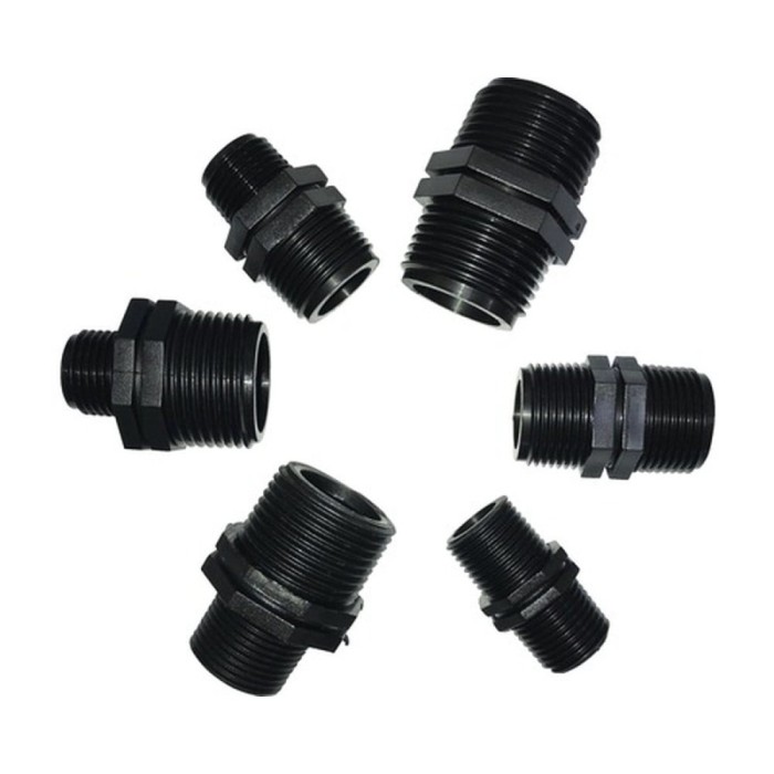 Set Nipluri Furtun 5 Bucăți &ndash; Conexiuni Filetate