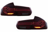 Stopuri LED BMW Seria 3 F30 F80 M3 (2011-2019) CSL Laser Design cu Semnal Dinamic Secvential Performance AutoTuning, KITT