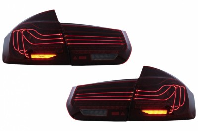 Stopuri LED BMW Seria 3 F30 F80 M3 (2011-2019) CSL Laser Design cu Semnal Dinamic Secvential Performance AutoTuning foto