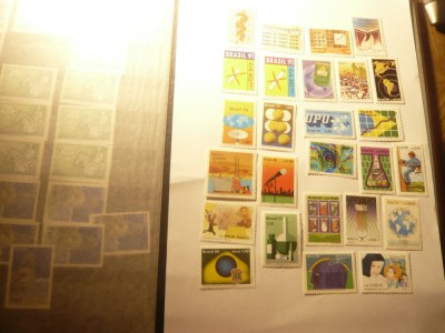 Lot 26 Timbre Brazilia nestampilate ,serie1val. sau deparaiate : Diverse foto