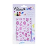 Autocolante Unghii INGINAILS XF3277 Roz, Autoadezive, Decoratiuni Nail Art, Aplicare Usoara
