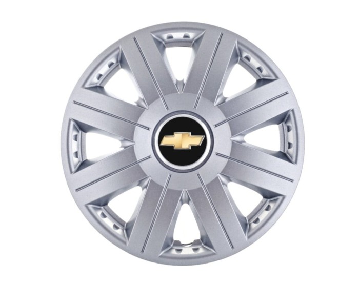 Set 4 capace roti Cosmos cromat R16 pentru gama auto Chevrolet
