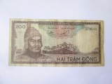 Cumpara ieftin Rară! Vietnam/Vietnamul de Sud 200 Dong 1966,bancnota din imagini la cel mai mic preț