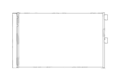 Condensator climatizare, Radiator AC 565 (525)x431 (425)x16mm, MAHLE AC965000S foto