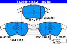 Set placute frana,frana disc VW GOLF V Variant (1K5) (2007 - 2009) ATE 13.0460-7184.2 foto