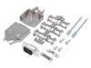 D-Sub PIN 9 Mufă Tată Lipire Pe Cablu Set Complet, MH CONNECTORS