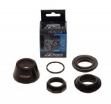 Cuvete Bicicleta Neco 1 1/8&quot; Filet, 25.4 x 44/50 x 30 mm, Aluminiu, Negru