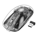 Mouse Wireless GM29 Dual Mode Bluetooth 2.4G 1600 DPI Dark Night Black