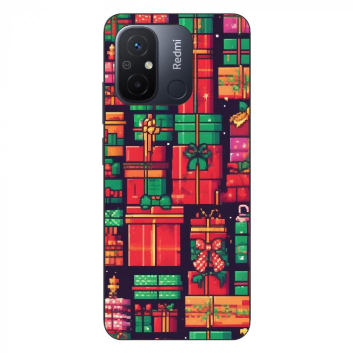 Husa compatibila cu Xiaomi Redmi 12C Silicon Gel Tpu Model Pixel Art Gifts