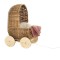 Carucior retro din rachita pentru papusi Egmont Toys