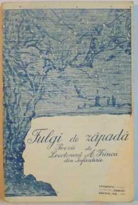 FULGI DE ZAPADA de A. TRINCU , 1915 foto