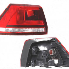 Stop spate lampa Volkswagen Golf 7 (5k), 10.2012-03.2017, spate, Stanga, Combi (Variant), partea exterioara; W21W+WY21W; fumuriu; fara suport bec, TY