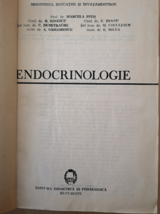 Endocrinologie - manual dr. Coculescu