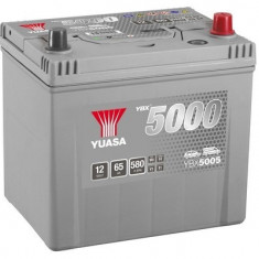 Baterie Yuasa 12V 65AH/580A YBX5000 Silver SMF de înaltă performanță (R+ Standard) 232x173x225 B00 (pornire)