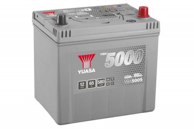 Baterie Yuasa 12V 65AH/580A YBX5000 Silver SMF de &amp;icirc;naltă performanță (R+ Standard) 232x173x225 B00 (pornire) foto