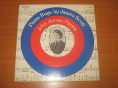John Jensen-Piano Rags by James Scott (LP,vinil,vinyl) foto