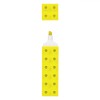 Evidențiator Fancy, Cărămidă, Culoare Galben, Dimensiuni 9.5x2x2cm, Oem