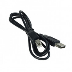 Cablu Imprimanta USB 2.0, culoare neagra, 1.5m foto