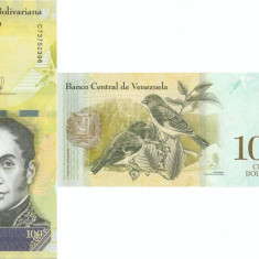 2017 (13 XII), 100 Bolívares (P-100b) - Venezuela - stare UNC