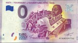 !!! RARR : 0 EURO SOUVENIR - HAITI , TOUSSAINT L&#039;OUVERTURE - 2019.1 - UNC