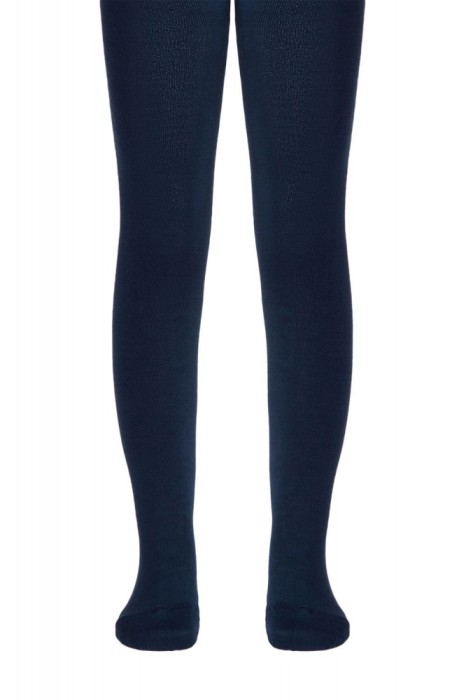 Ciorapi subțiri copii din bumbac clasici fără model, Conte Kids Tip-Top 000 - Navy, 150-152 (22)