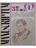 Al. Oprea - Manuscriptum 3/1978, (32) anul IX (Editia: 1978)