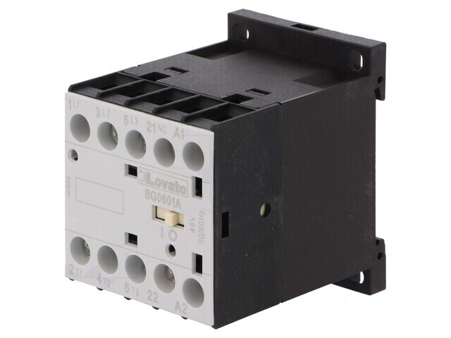 Contactor 3P NO x3 NC 48VAC 6A BG